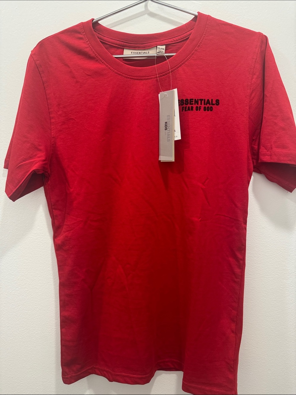 Red Short Sleeve Logo Tee
